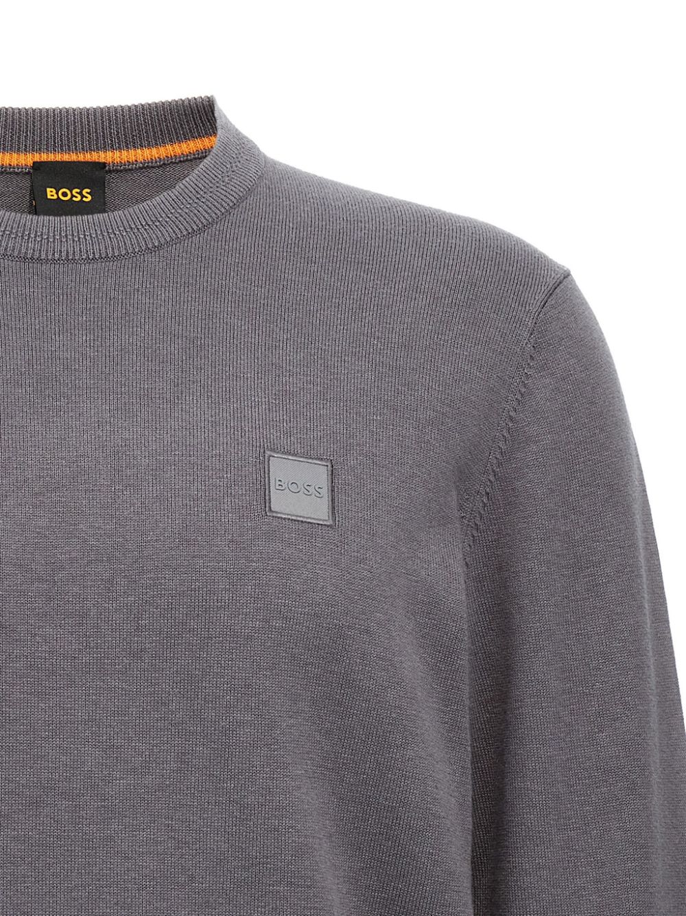 Shop Hugo Boss Kanovano Sweater In グレー