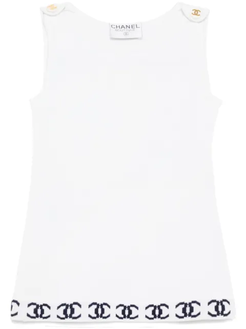 CHANEL Pre-Owned 1990-2000s sleeveless top