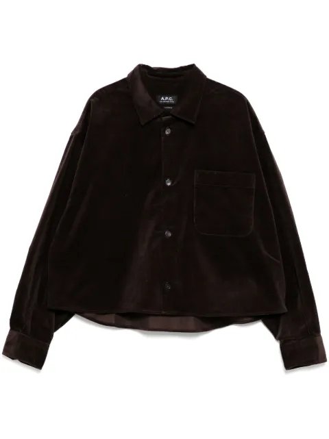 A.P.C. Cord sophia shirt