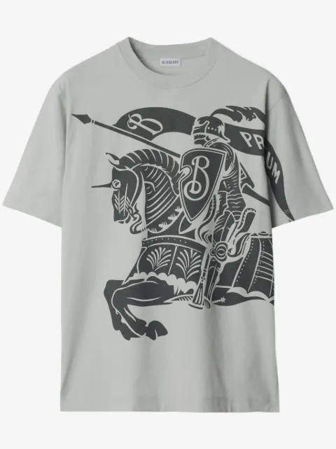 Burberry playera con estampado Equestrian Knight