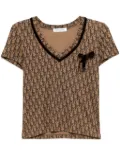 Christian Dior Pre-Owned 2005 trotter T-shirt - Brown