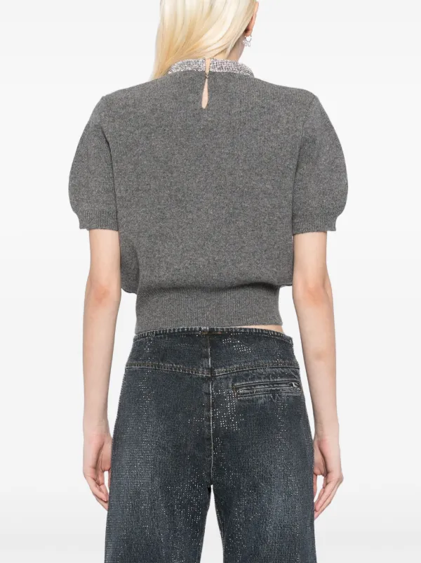 【 特別値下げ 】Alexander Wang ビジューロゴTシャツ Designer Shirts & T-Shirts For Women | alexanderwang®