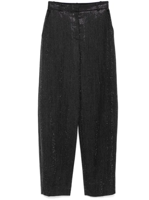 Alexander Wang clear bead hotfix trousers