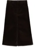 A.P.C. cord georgia skirt - Brown
