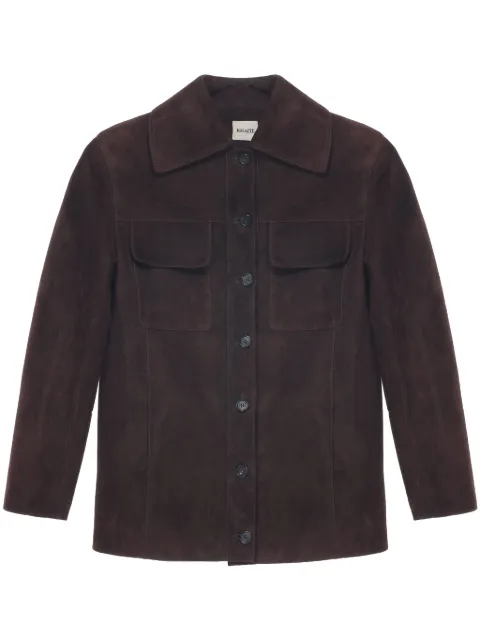 KHAITE sobrecamisa de cuero