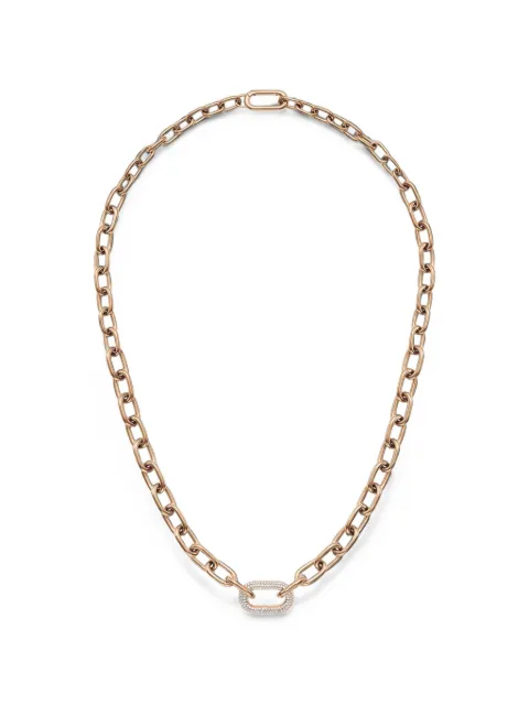 Daniel Wellington collar de cadena con engaste en pavé