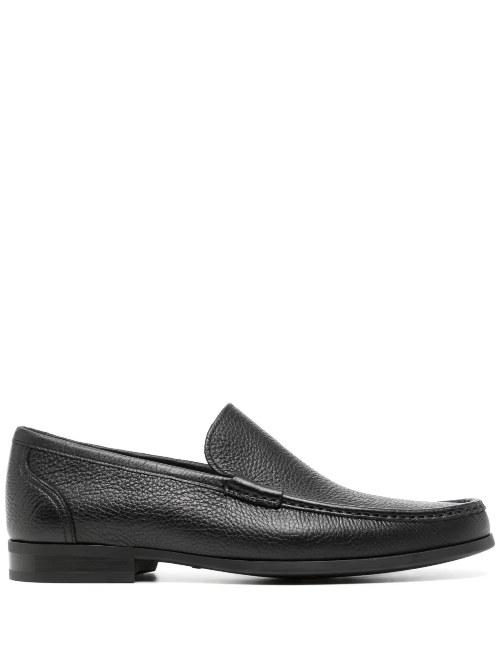 Magnanni leather loafers Black