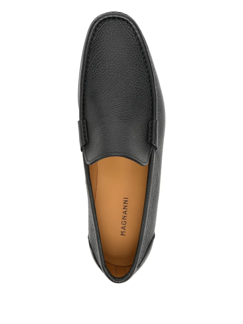 Magnanni leather loafers Black