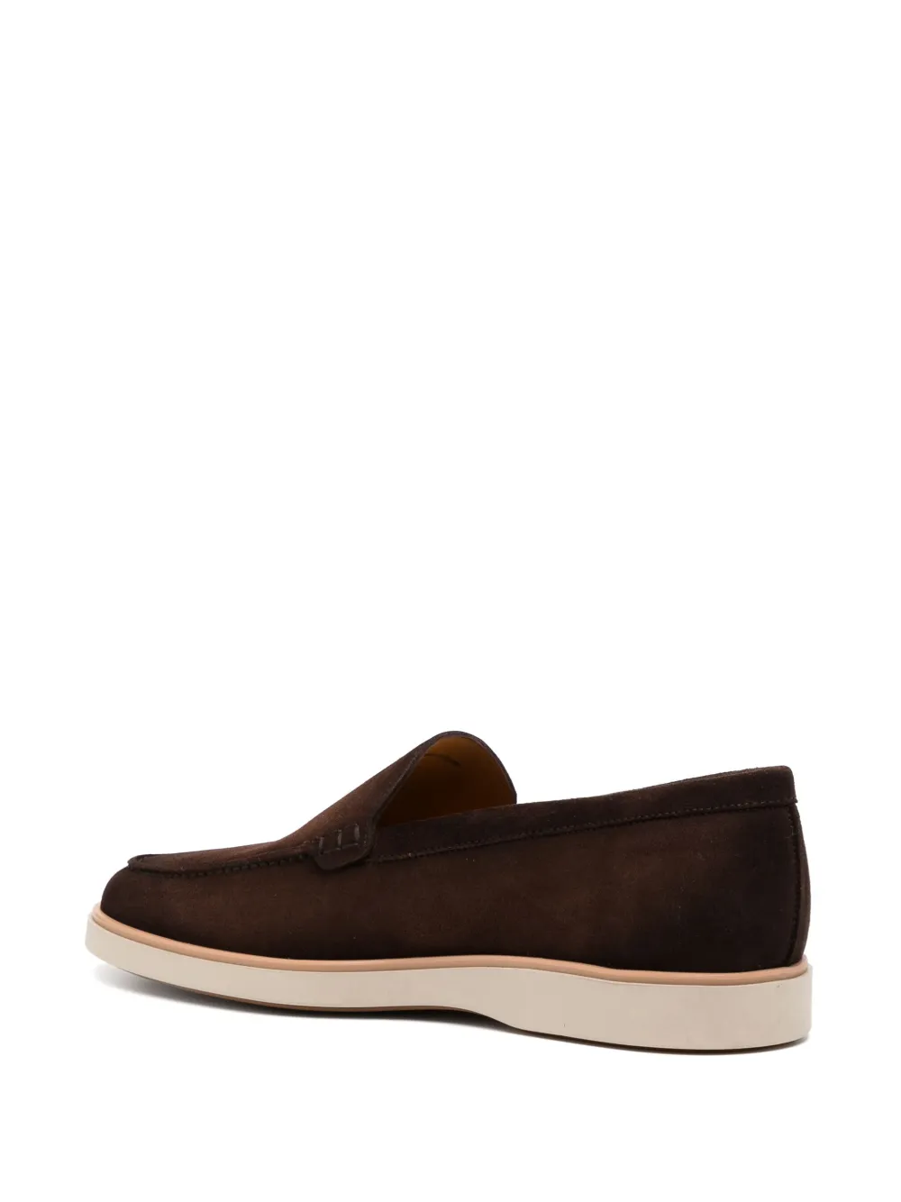 Magnanni suede loafers Brown