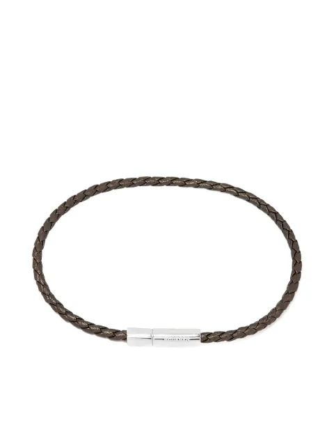 Roderer Gianni braided-leather bracelet