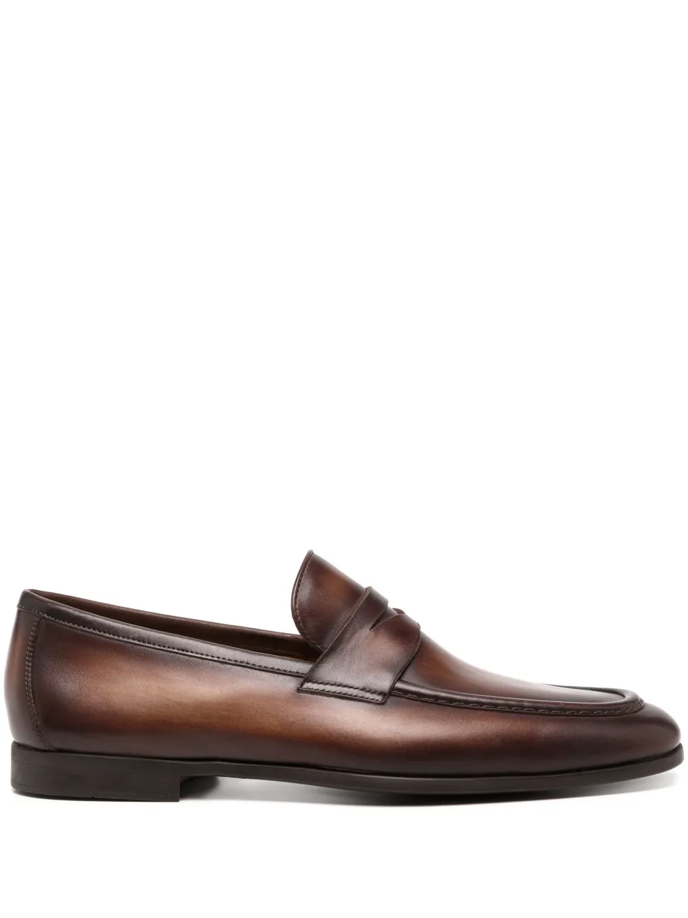 Magnanni leather loafers Brown