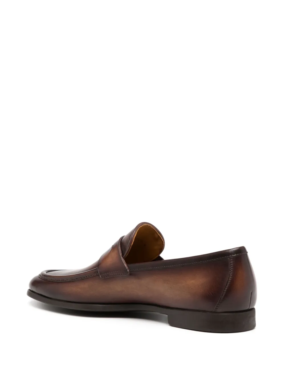 Magnanni leather loafers Brown