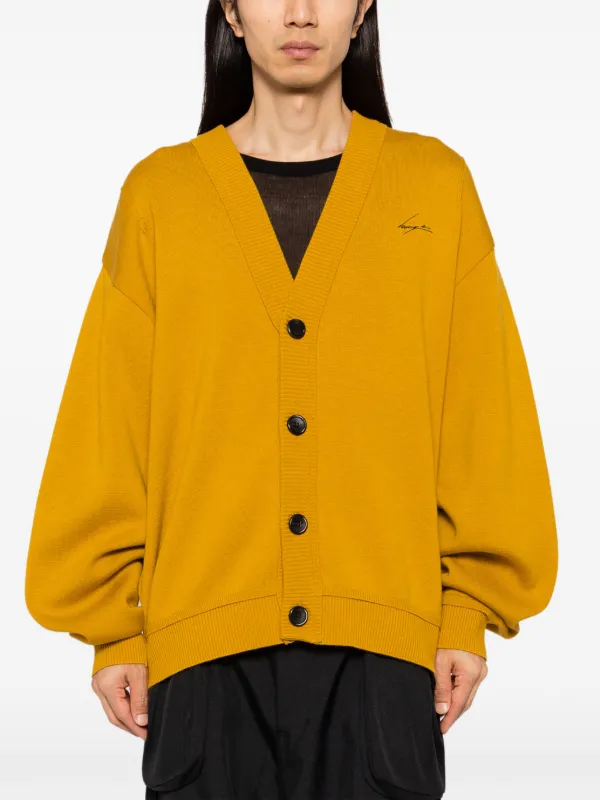 MARK&LONA イエロー カーディガン SONGZIO エンブロイダリー カーディガン | イエロー | FARFETCH JP