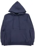 N.HOOLYWOOD x Champion logo-embroidered hoodie - Blue