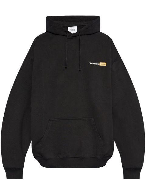 VETEMENTS logo印花连帽衫