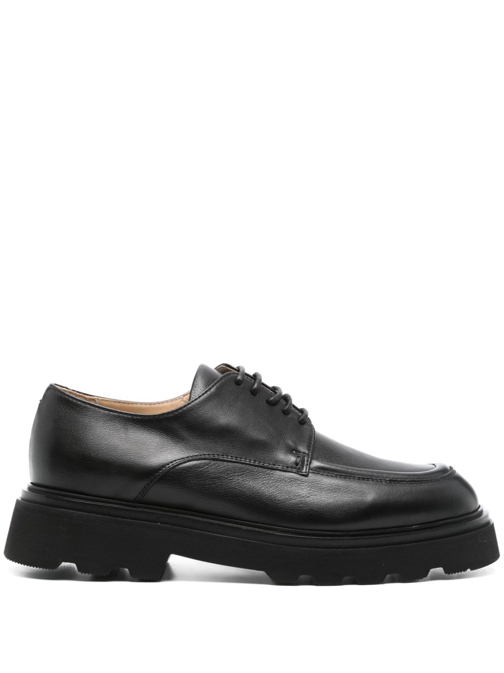 Doucal's leather loafers Black