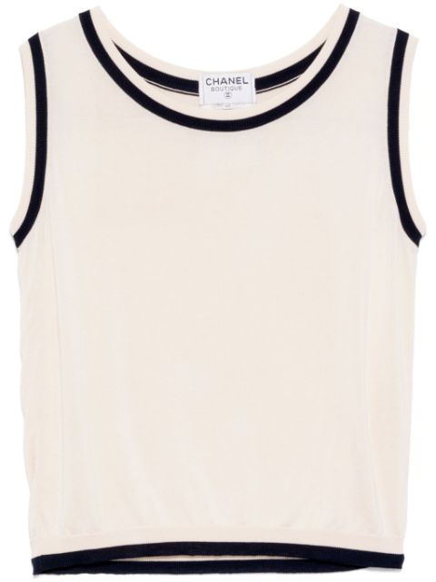 CHANEL 1990s knit vest Women