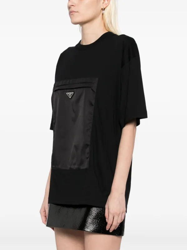 Prada Pre-Owned 2000s Pocket T-shirt | Black | FARFETCH