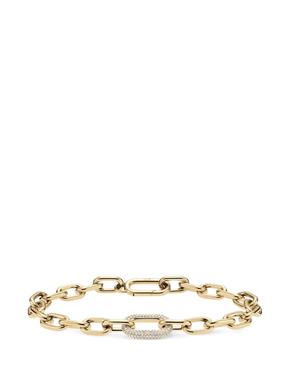 Daniel Wellington crystal-embellished chain-link bracelet - Oro