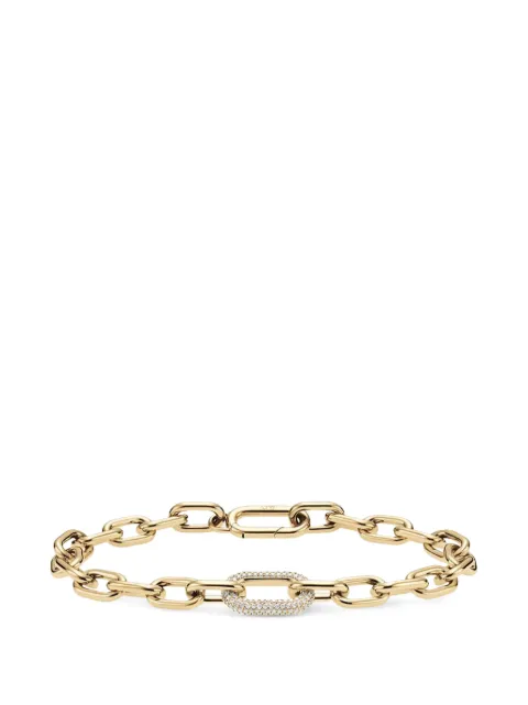 Daniel Wellington crystal-embellished chain-link bracelet