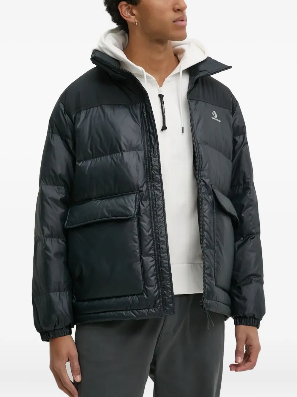 Converse Gewatteerd jack Zwart