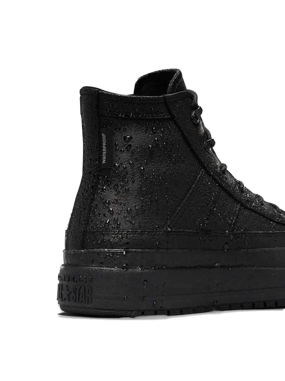 Converse Waterproof Platform Sneakers In Black