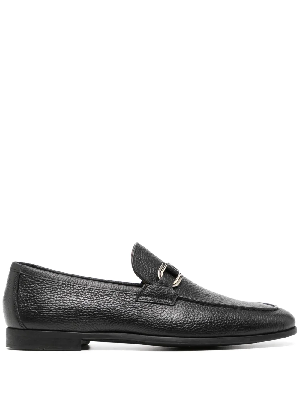 Magnanni leather loafers Black