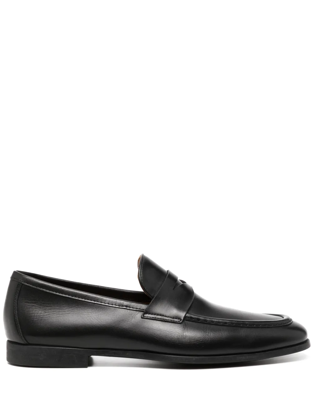 Magnanni leather loafers Black