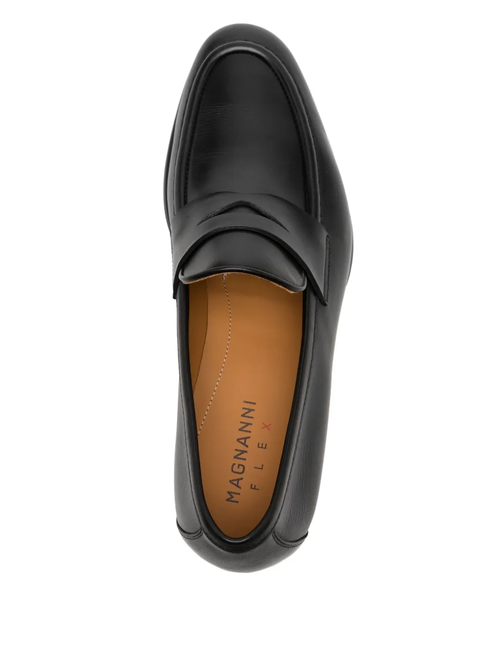 Magnanni leather loafers Black