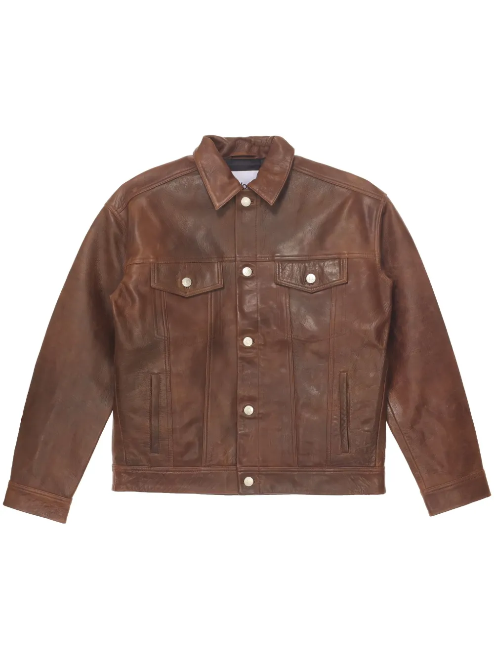 Won Hundred leather jacket - Brown