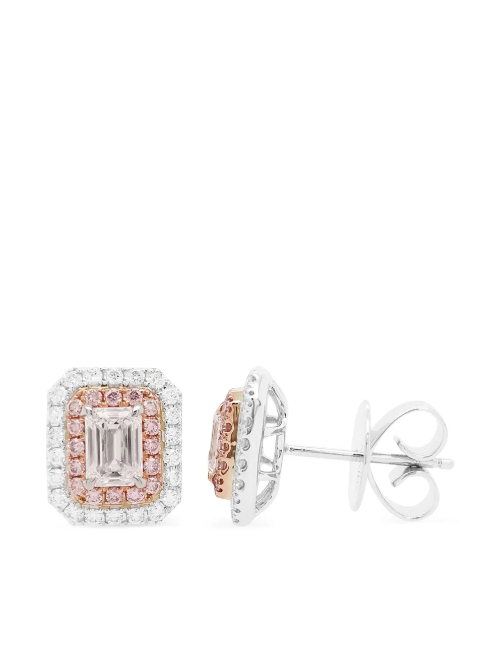 HYT Jewelry 18kt white gold diamond earrings - Zilver