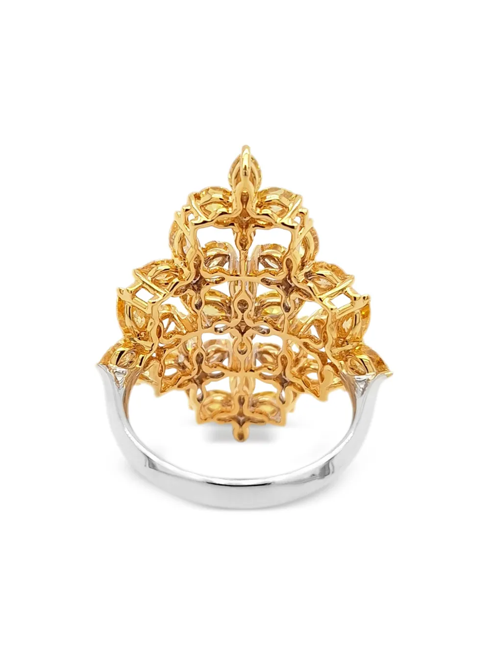 HYT Jewelry 18kt yellow gold diamond ring - Zilver