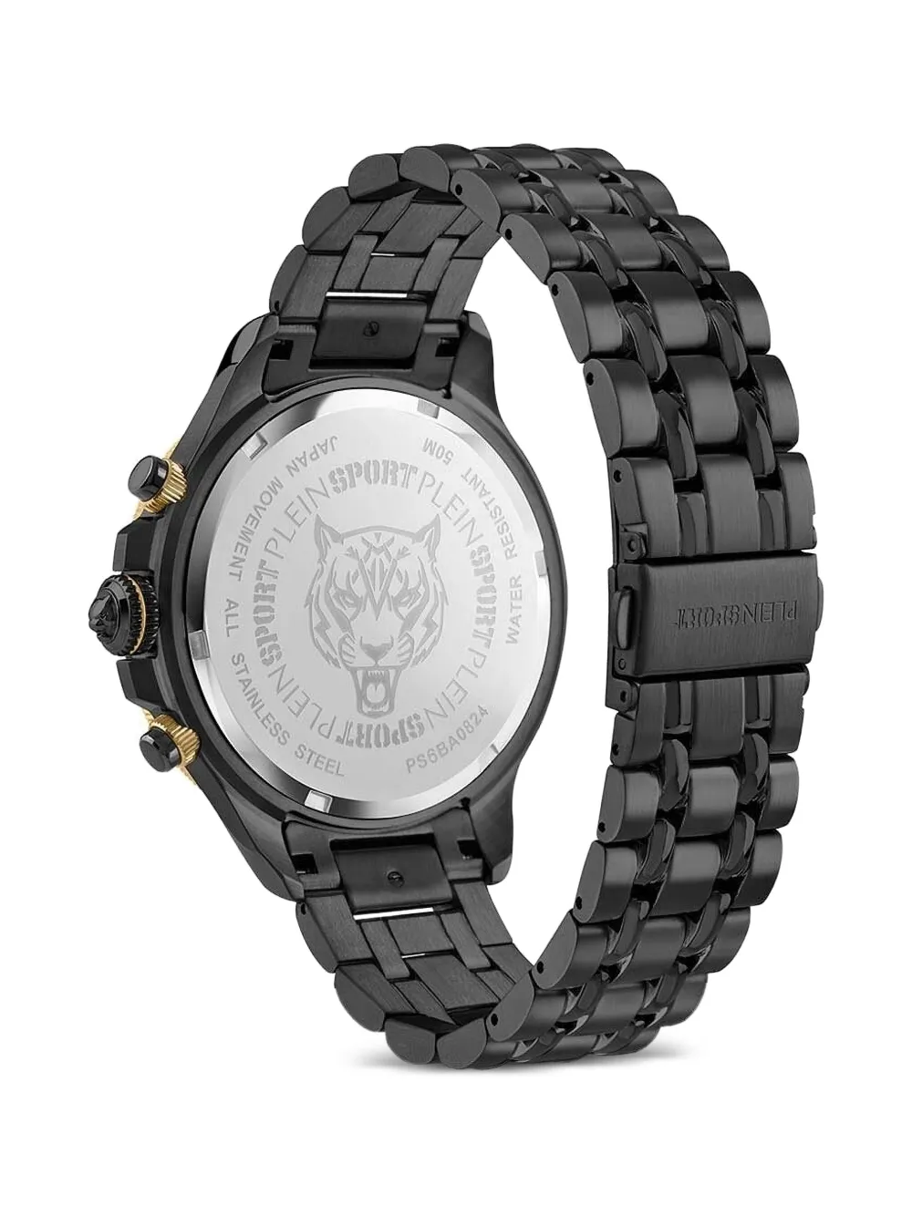 Plein Sport Steel Chronograph 45 mm - Zwart