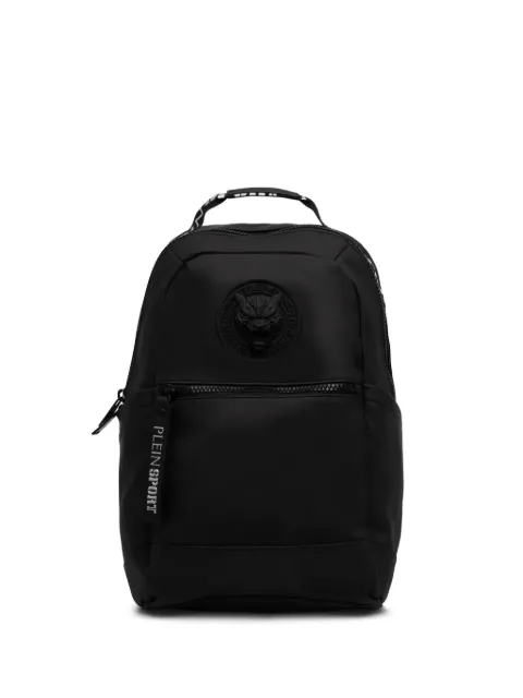 Plein Sport mochila con logo estampado