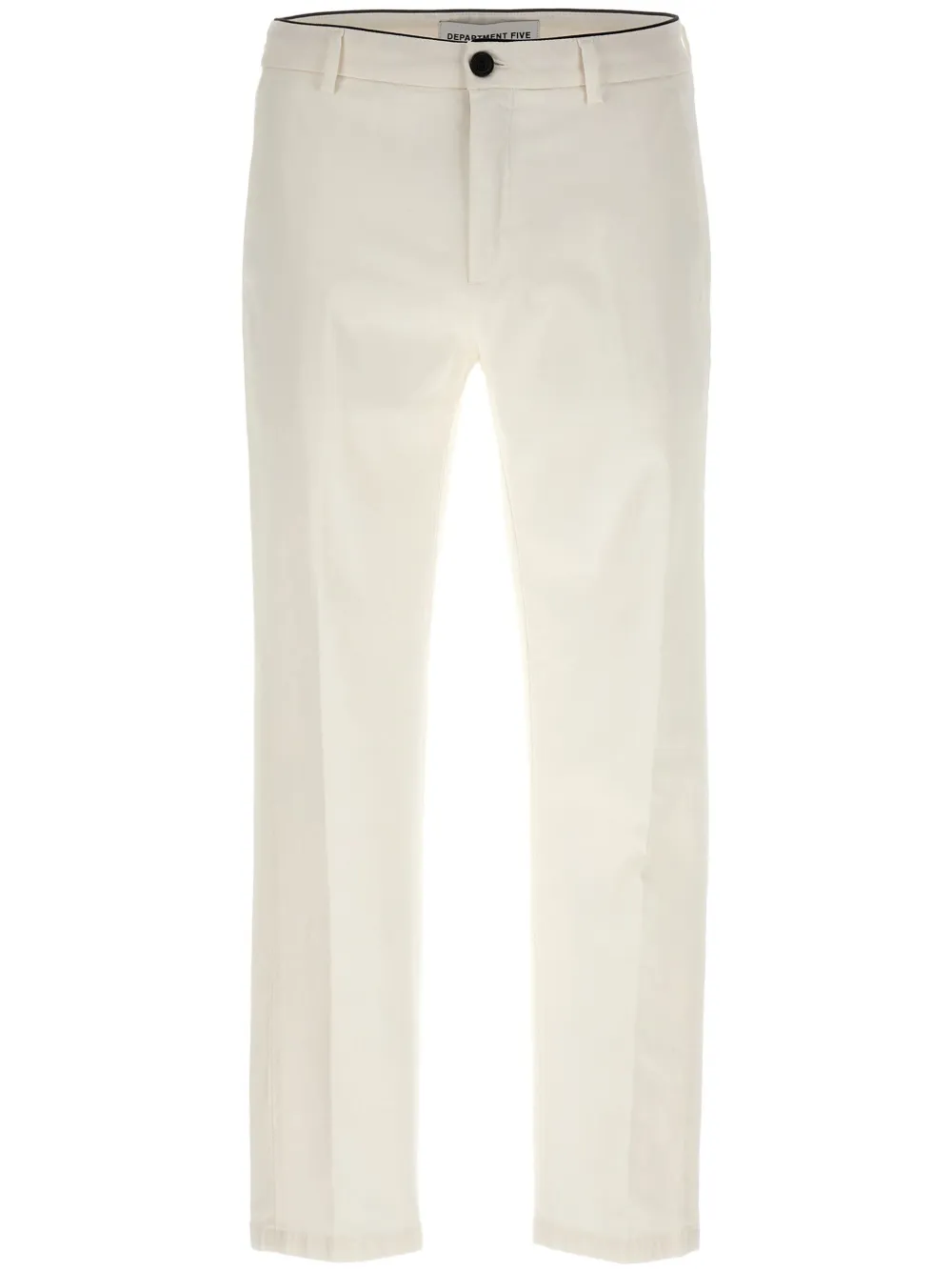 Department Five Prince Tailored Pants Back And Front Pockets In White