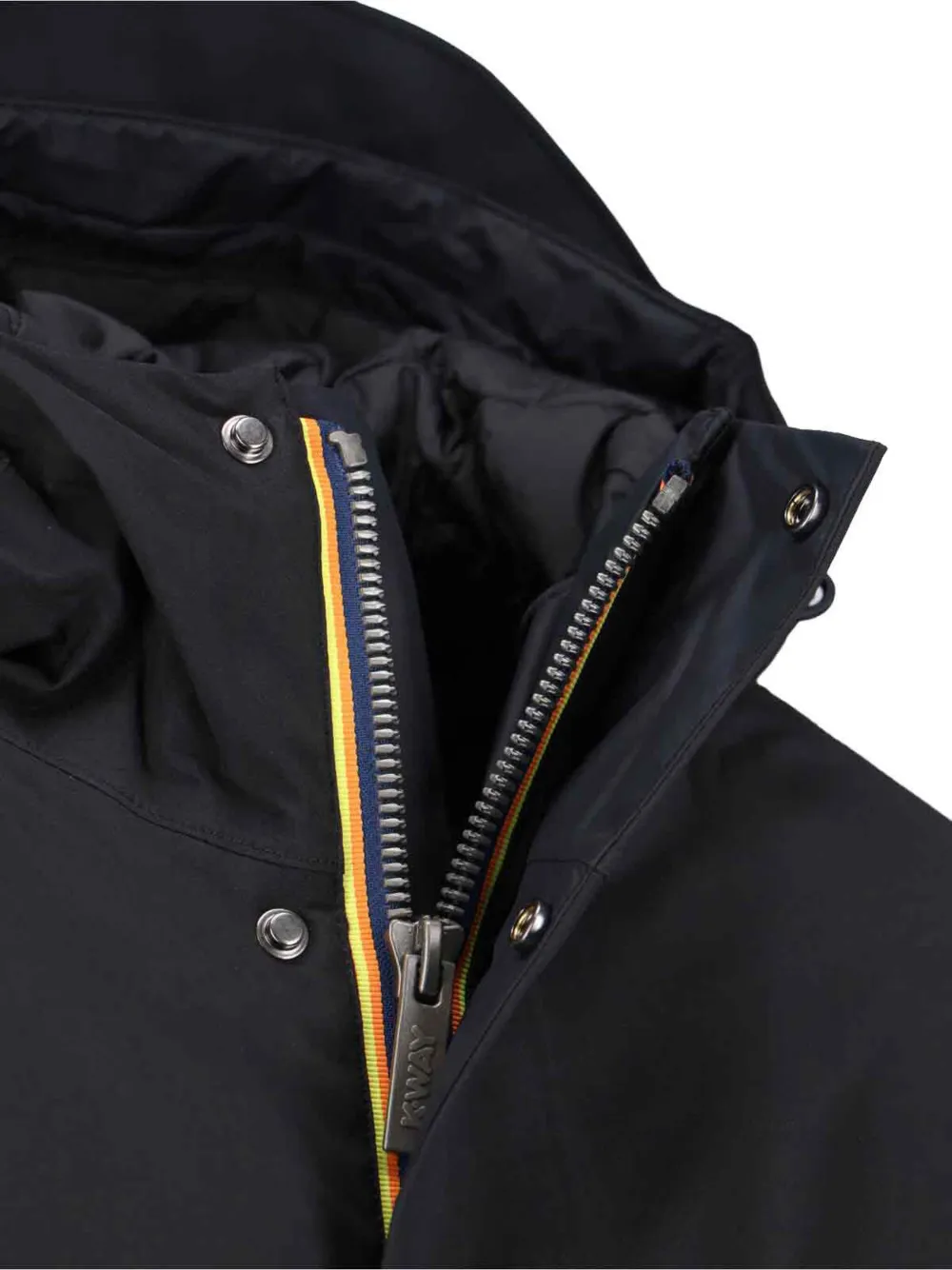 K-way Jacken Padded Coat In Black