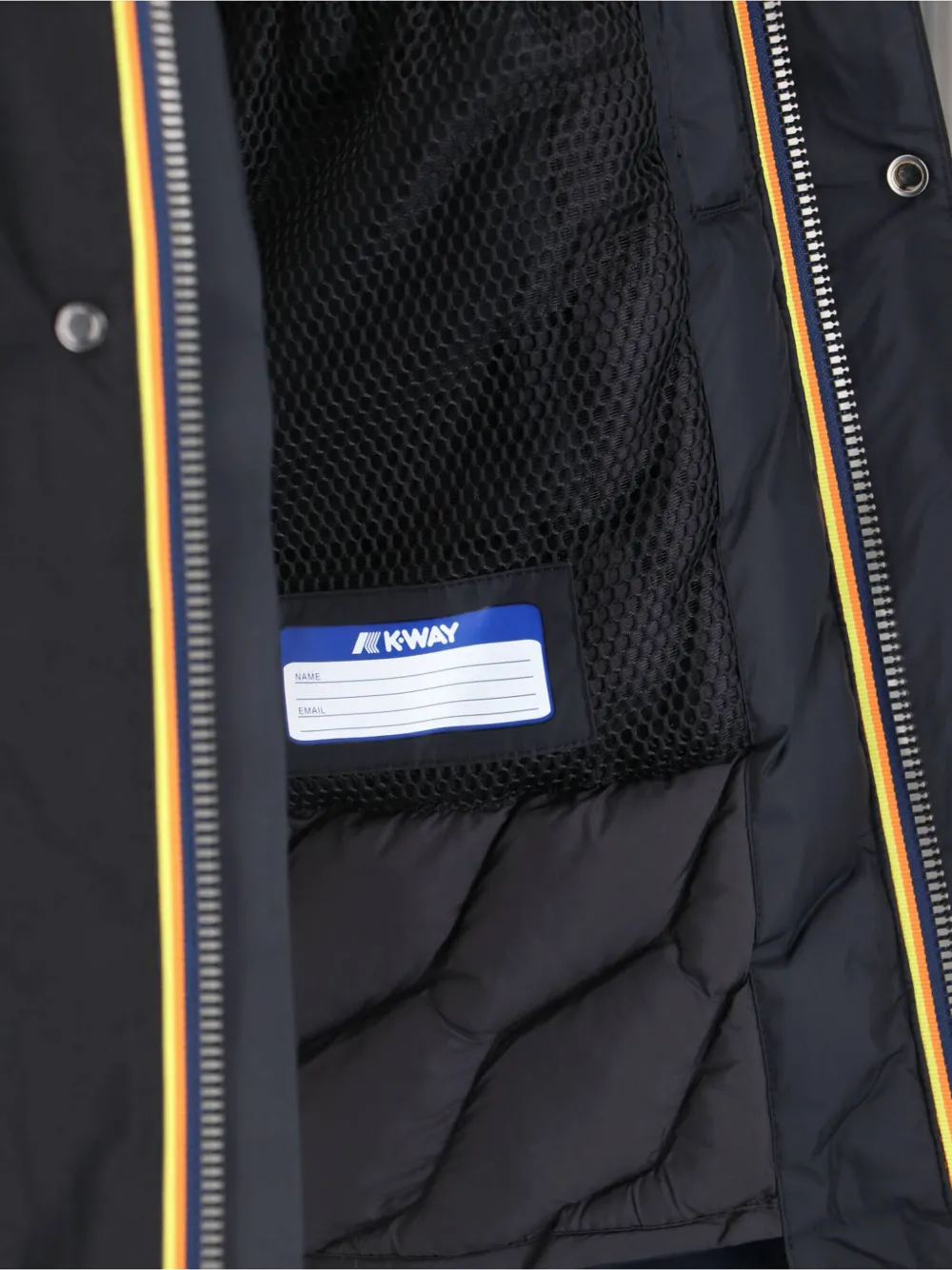 K-way Jacken Padded Coat In Black