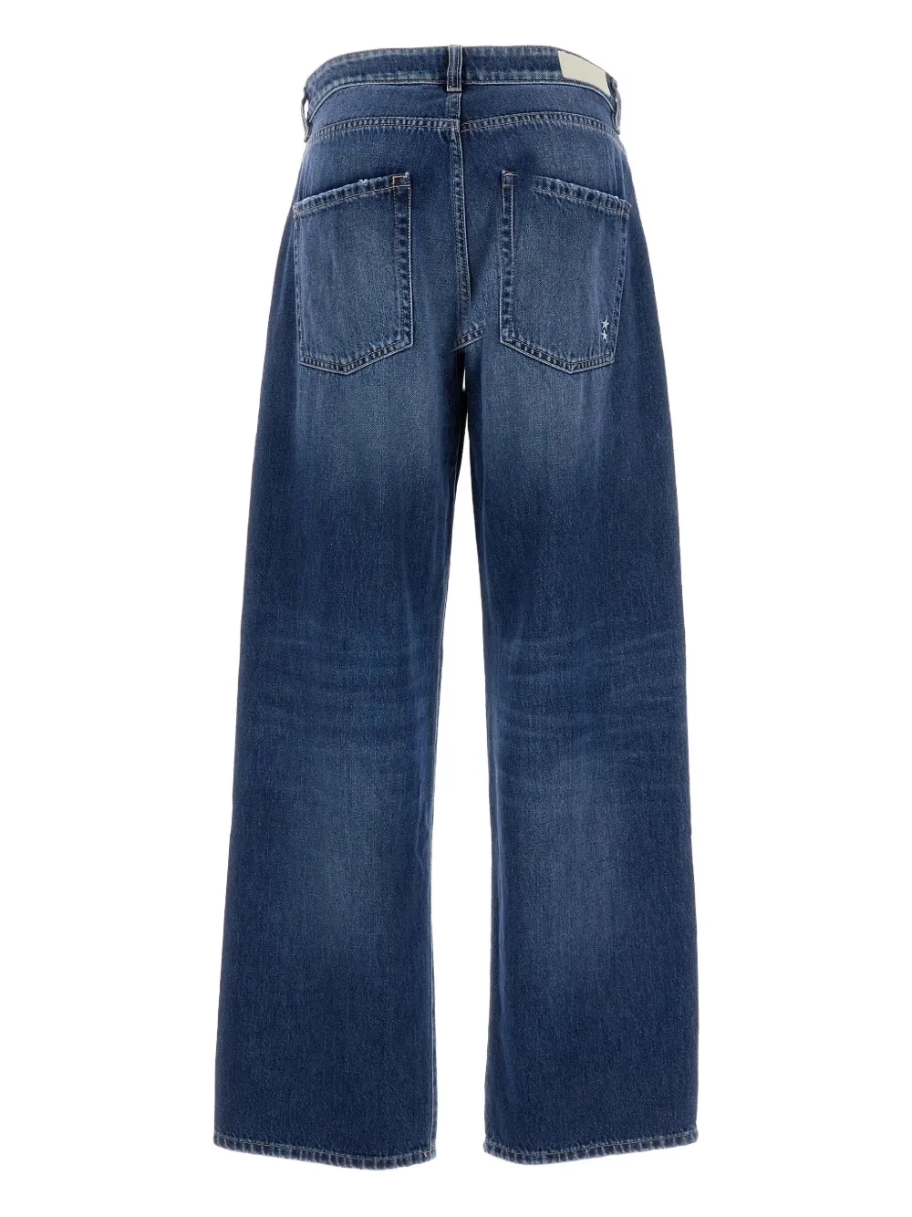 ICON DENIM star-detail cotton jeans - Blauw