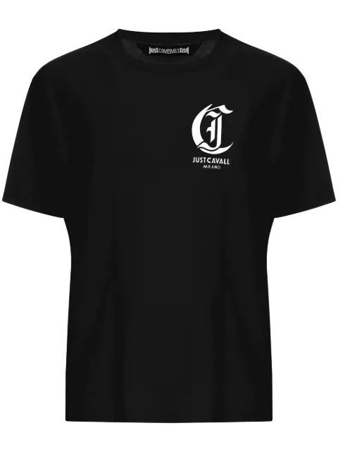 Just Cavalli logo-print T-shirt