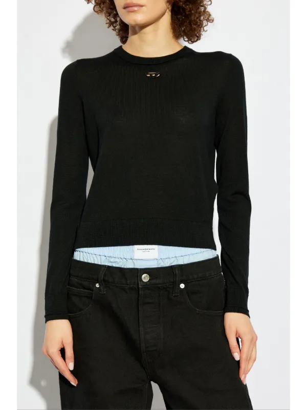 Diesel M-Alinesa Sweater | Black | FARFETCH