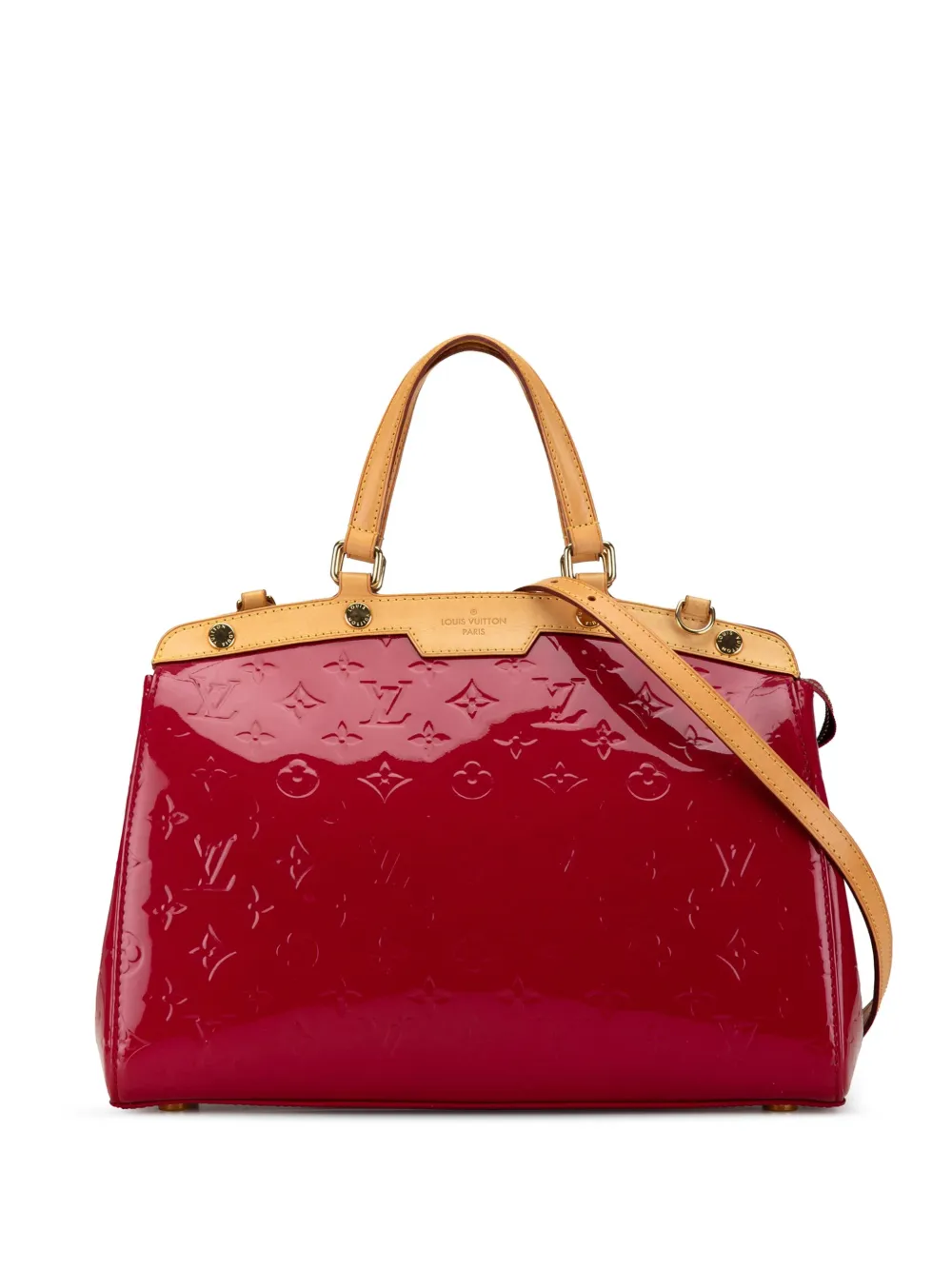 Affordable Louis Vuitton Pre-Owned 2014 Monogram Vernis Brea MM satchel WOMEN