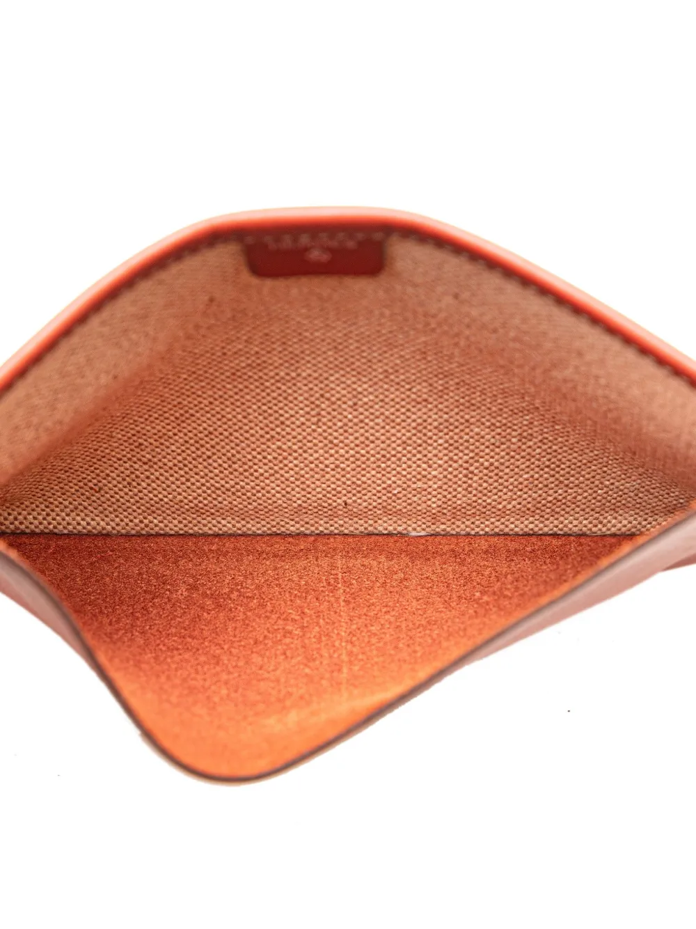 Pre-owned Hermes 20th Century Petit H Swift Flaneur Forever Case Passport Cover In Red