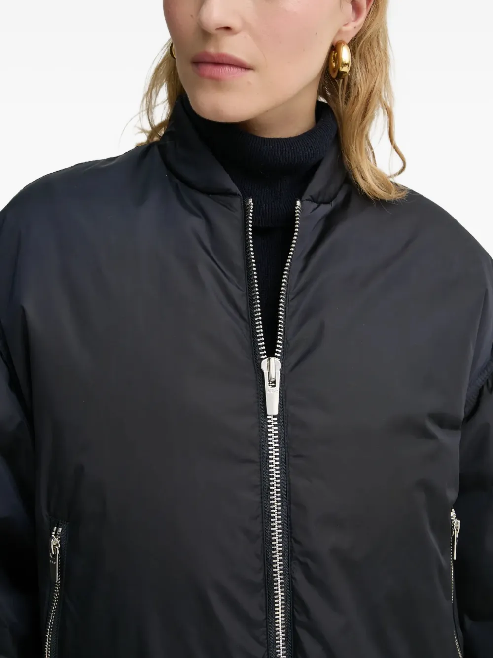 A.l.c Zane Bomber Jacket In Black