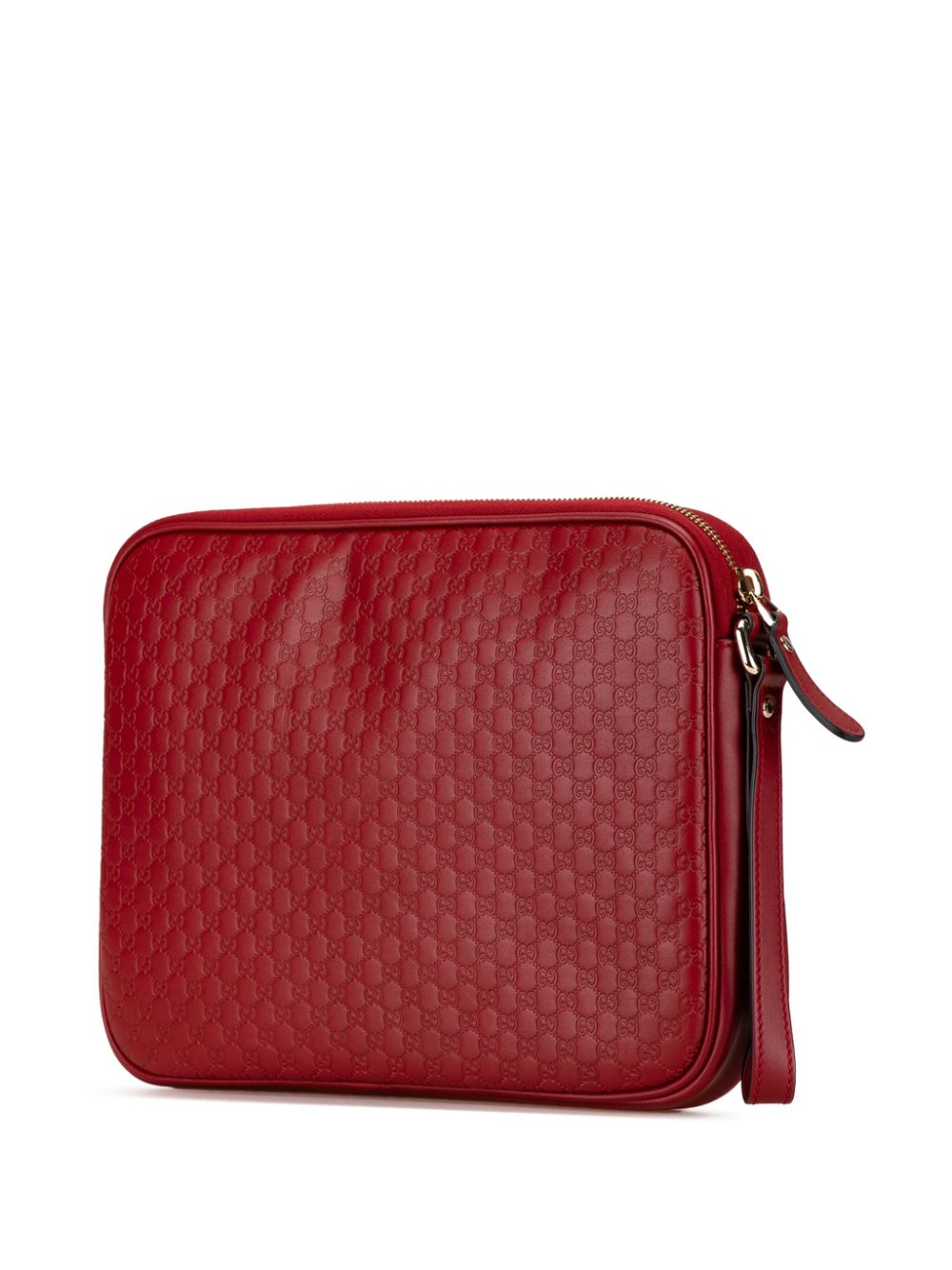 Gucci Pre-Owned 2016-2024 Microguccissima clutch bag - Rood