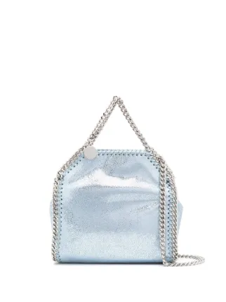 STELLA McCARTNEY FALABELLA ブルー　トート Women Sky blue Falabella Tiny Airlite® Tote Bag | Stella