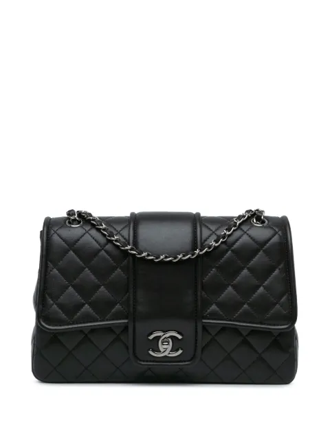 CHANEL Pre-Owned 2015-2016 Large Quilted Lambskin Elementary Chic Flap shoulder bag