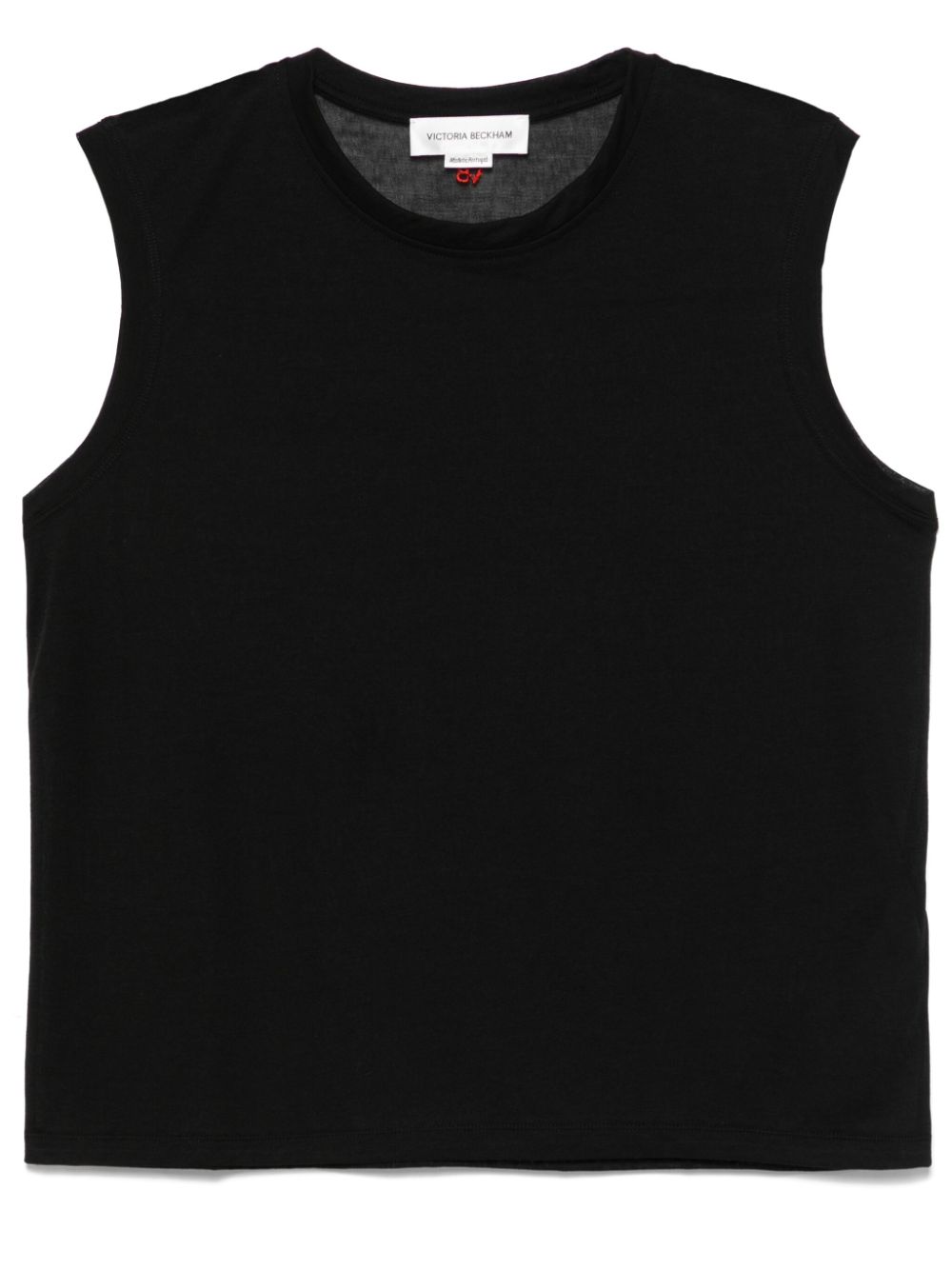 Victoria Beckham mélange T-shirt - Black