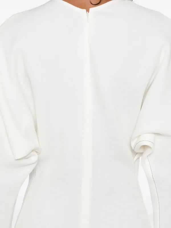 Victoria Beckham クレープ ドレス | ニュートラル | FARFETCH JP Victoria Beckham クレープ ドレス | ニュートラル | FARFETCH JP