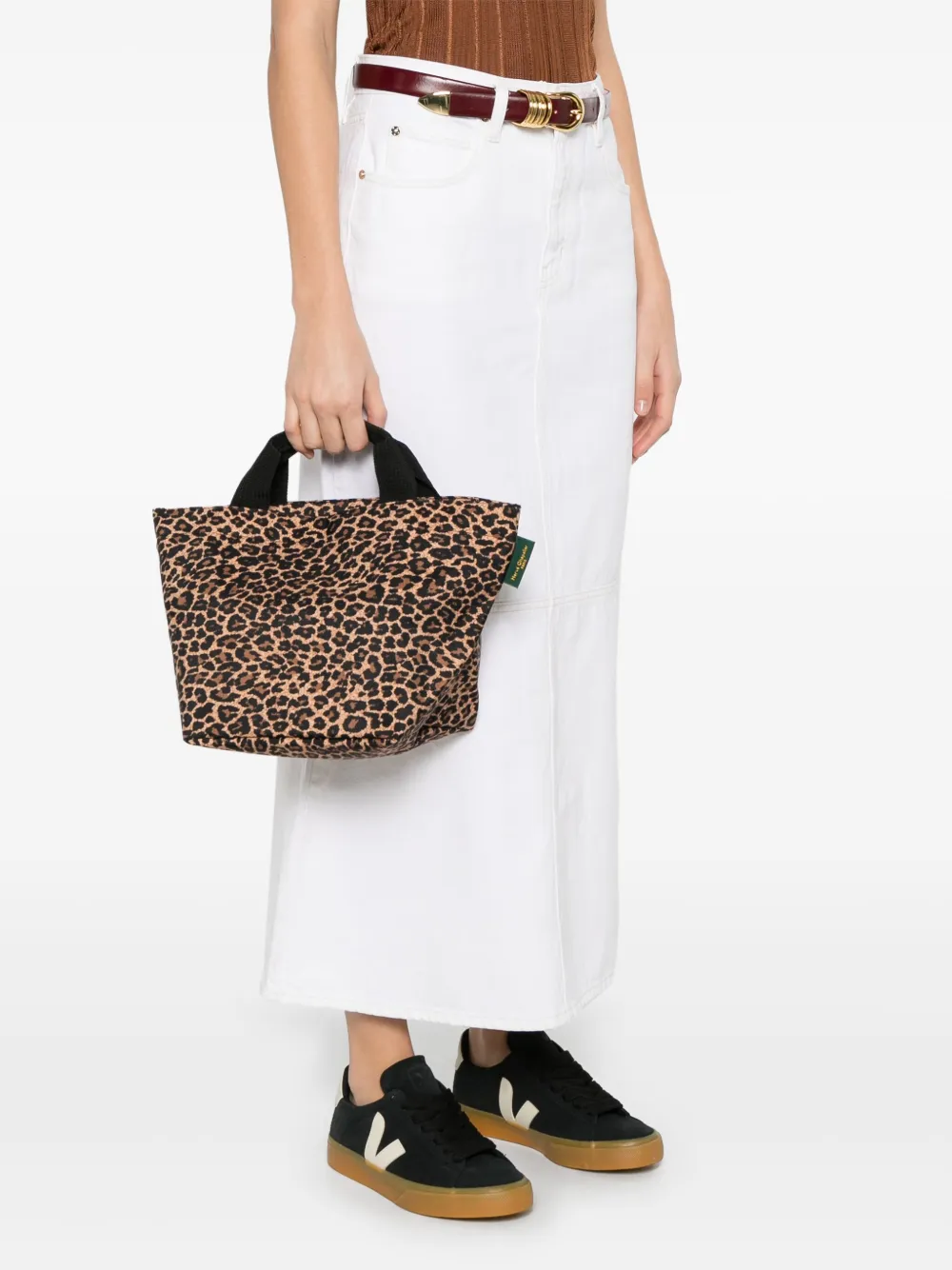Hervé Chapelier Léon medium shopper - Bruin