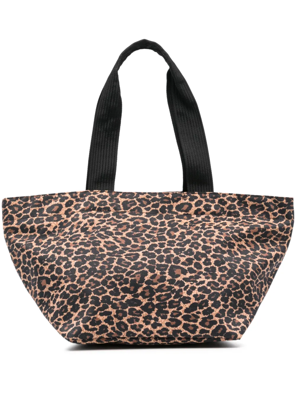Hervé Chapelier Borsa tote con stampa - Marrone
